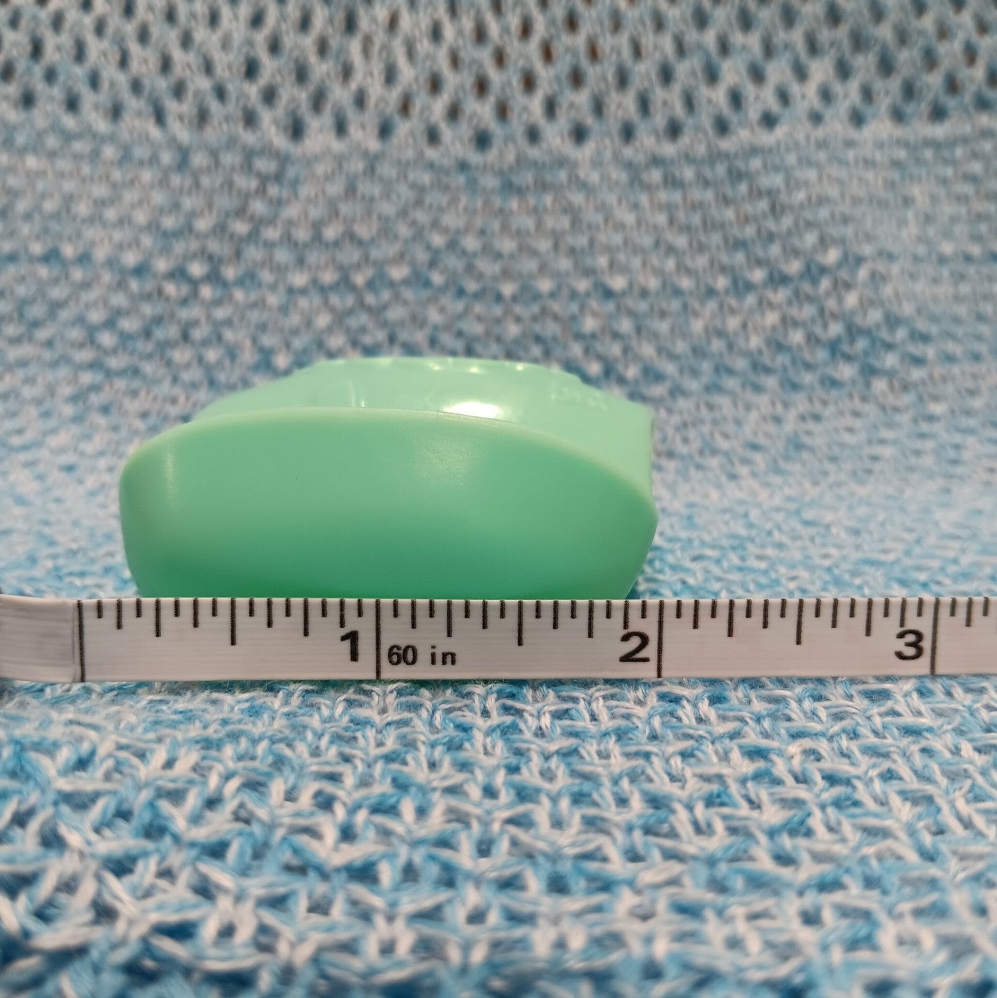 Small Mint Green Plastic Baby Doll Bib