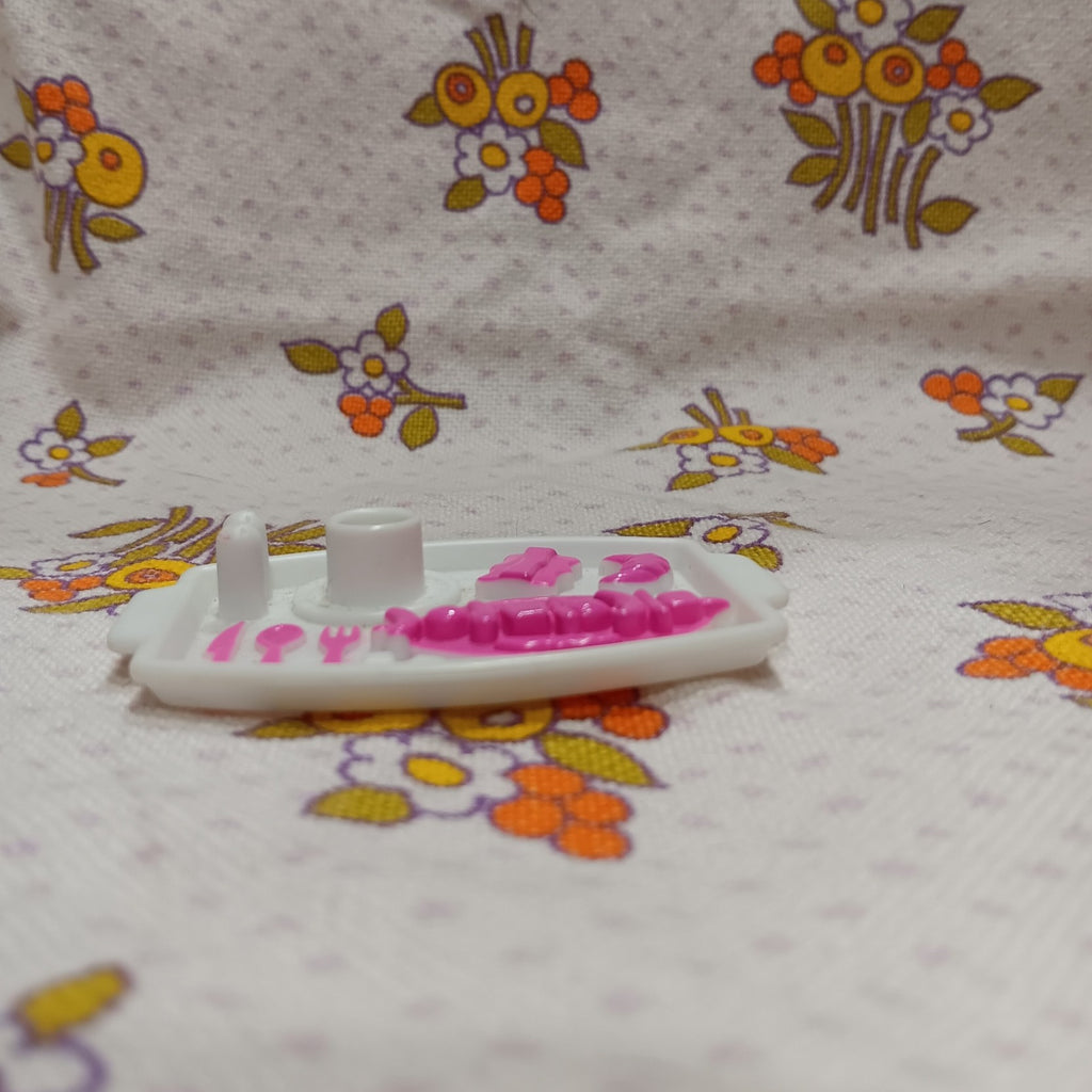 Vintage 1990's Barbie Playhouse Shish Kabob Food Tray