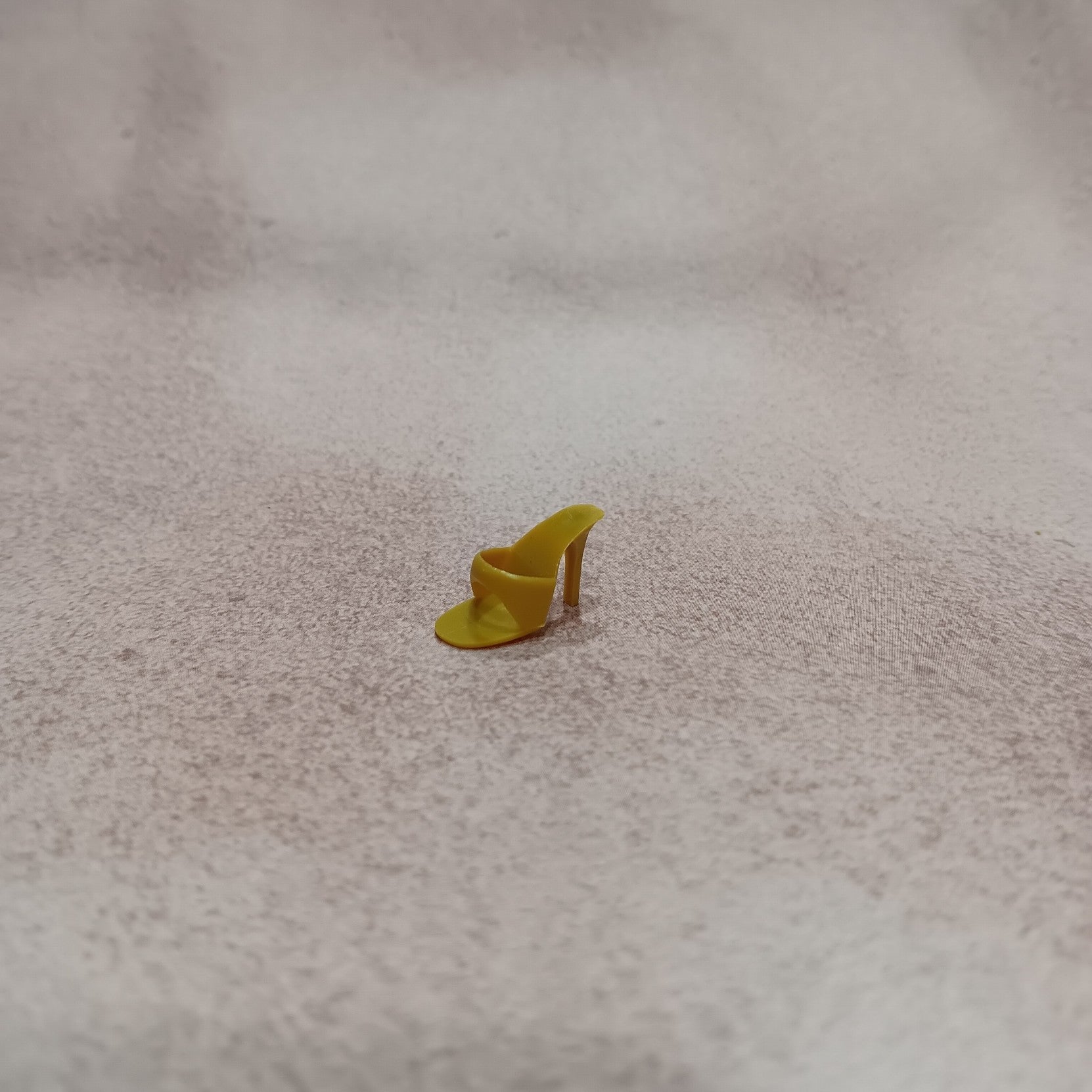 Golden Evening Mustard Yellow Open Toe Heel