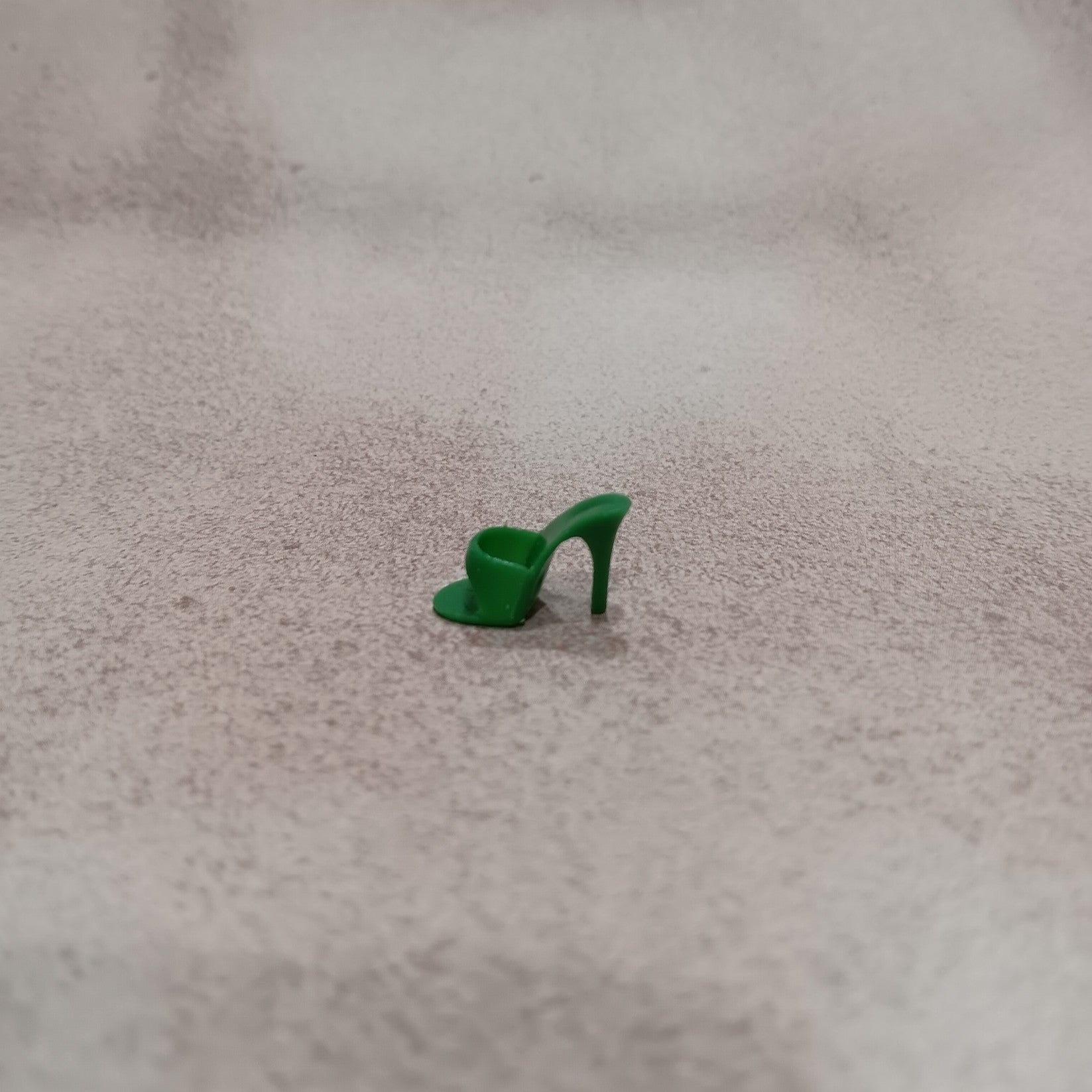 Vintage 1960's Barbie Green open toe heel