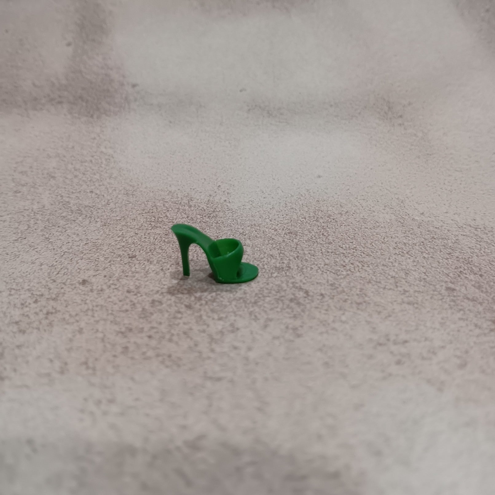 Vintage 1960's Barbie Green open toe heel