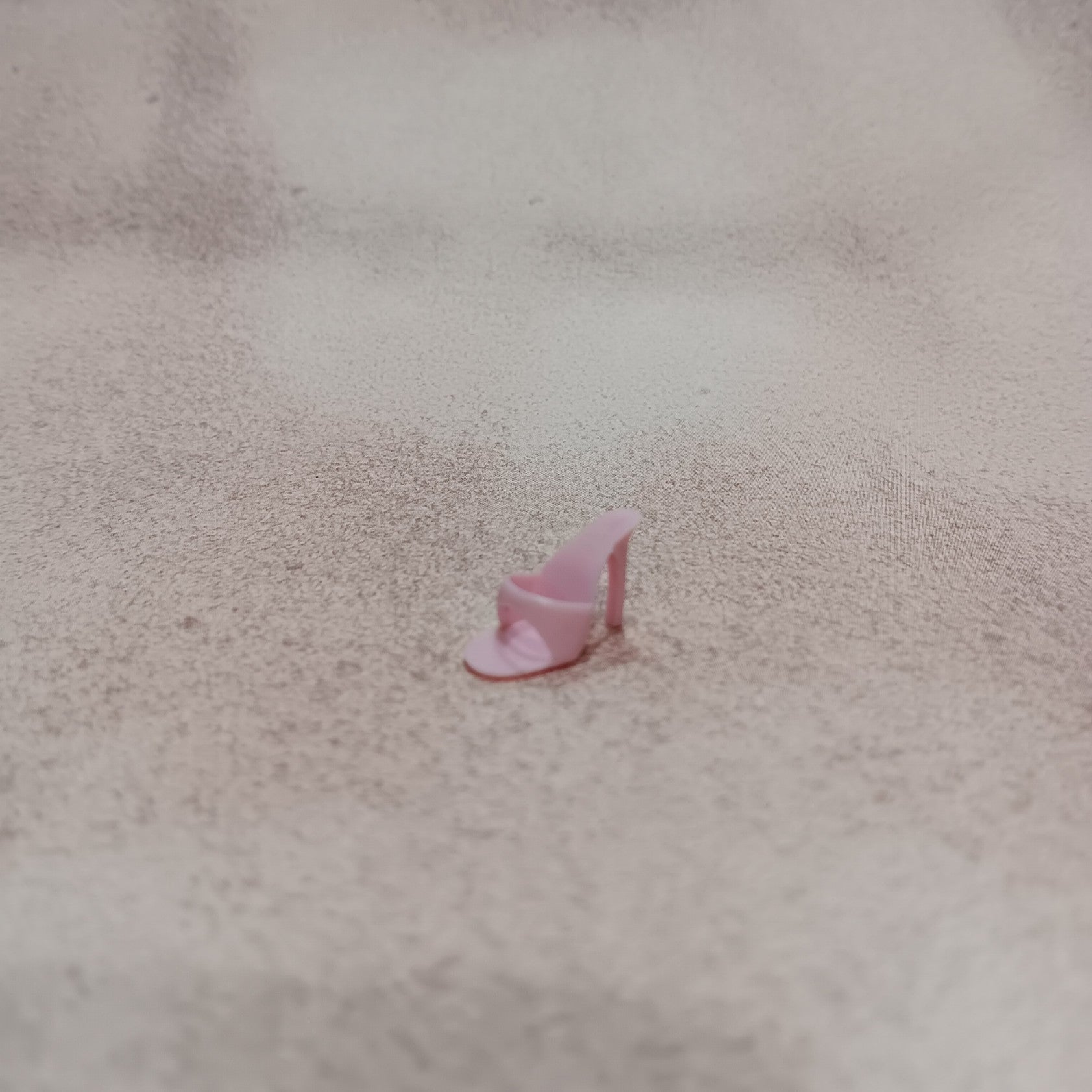 Vintage 1960's Barbie Pale Pink Open Toe Heel