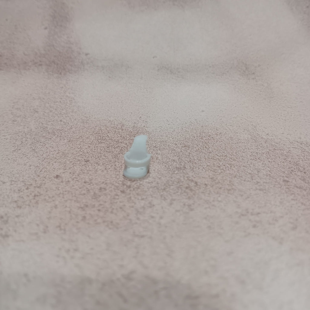 Vintage 1960's Barbie Sized White open toe heel
