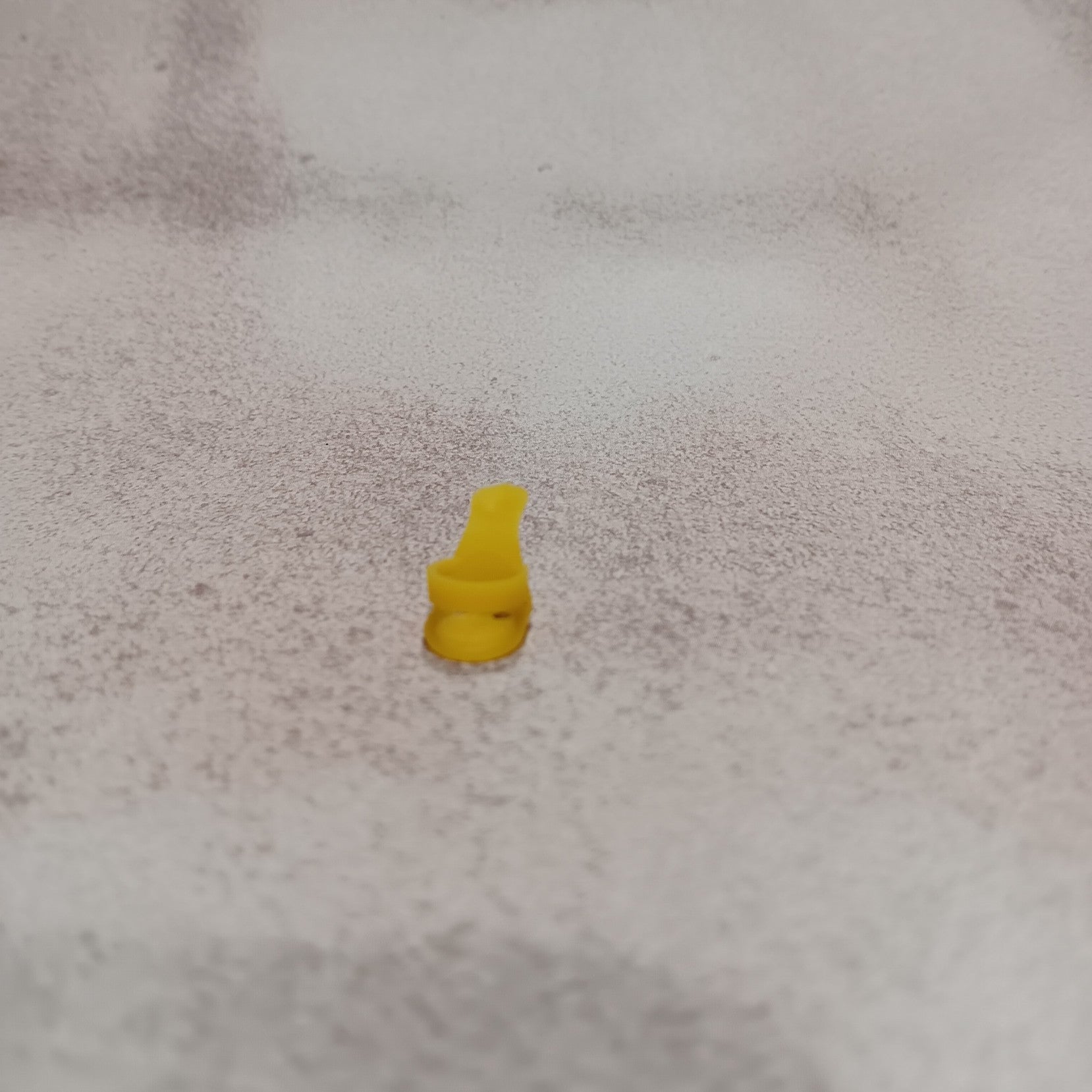 Vintage 1960's Barbie Sized Yellow open toe heel
