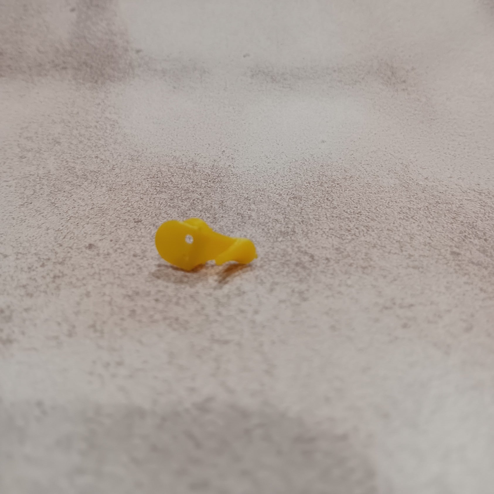 Vintage 1960's Barbie Sized Yellow open toe heel