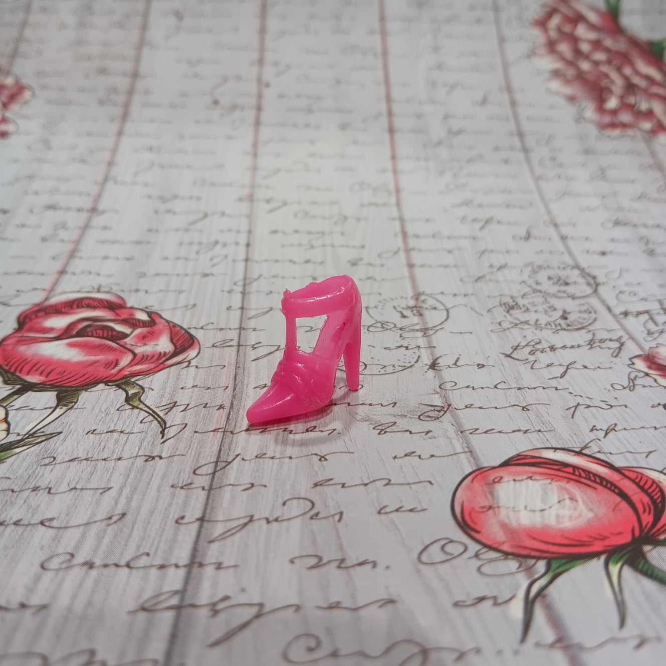 Vintage Barbie Pink Squishy T-Strap Heel