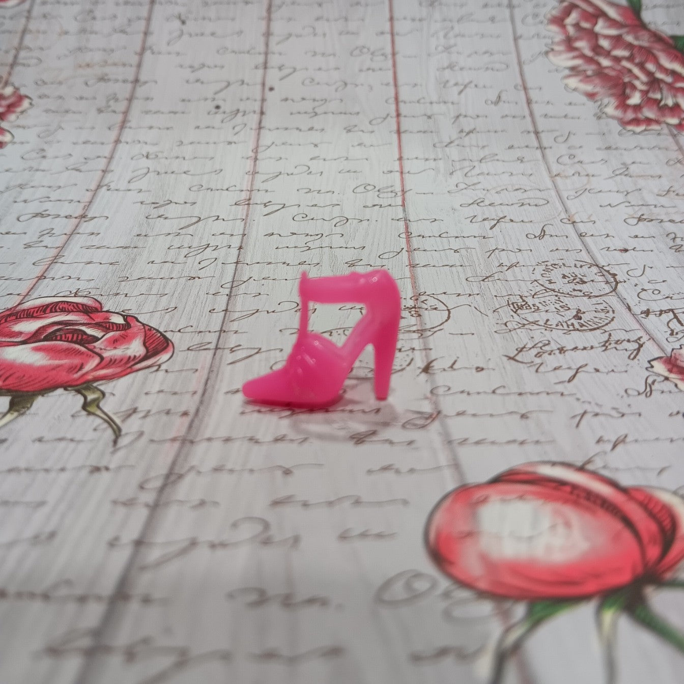 Vintage Barbie Pink Squishy T-Strap Heel