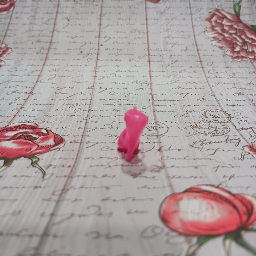 Vintage Barbie Pink Squishy T-Strap Heel