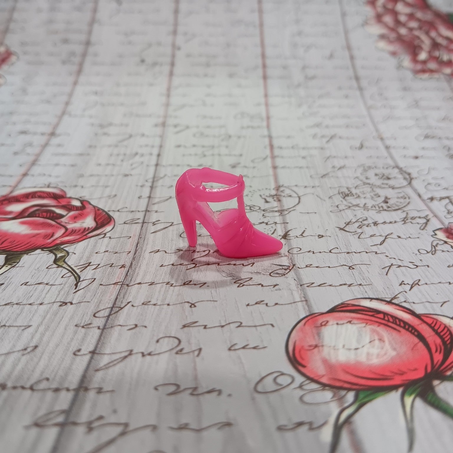 Vintage Barbie Pink Squishy T-Strap Heel