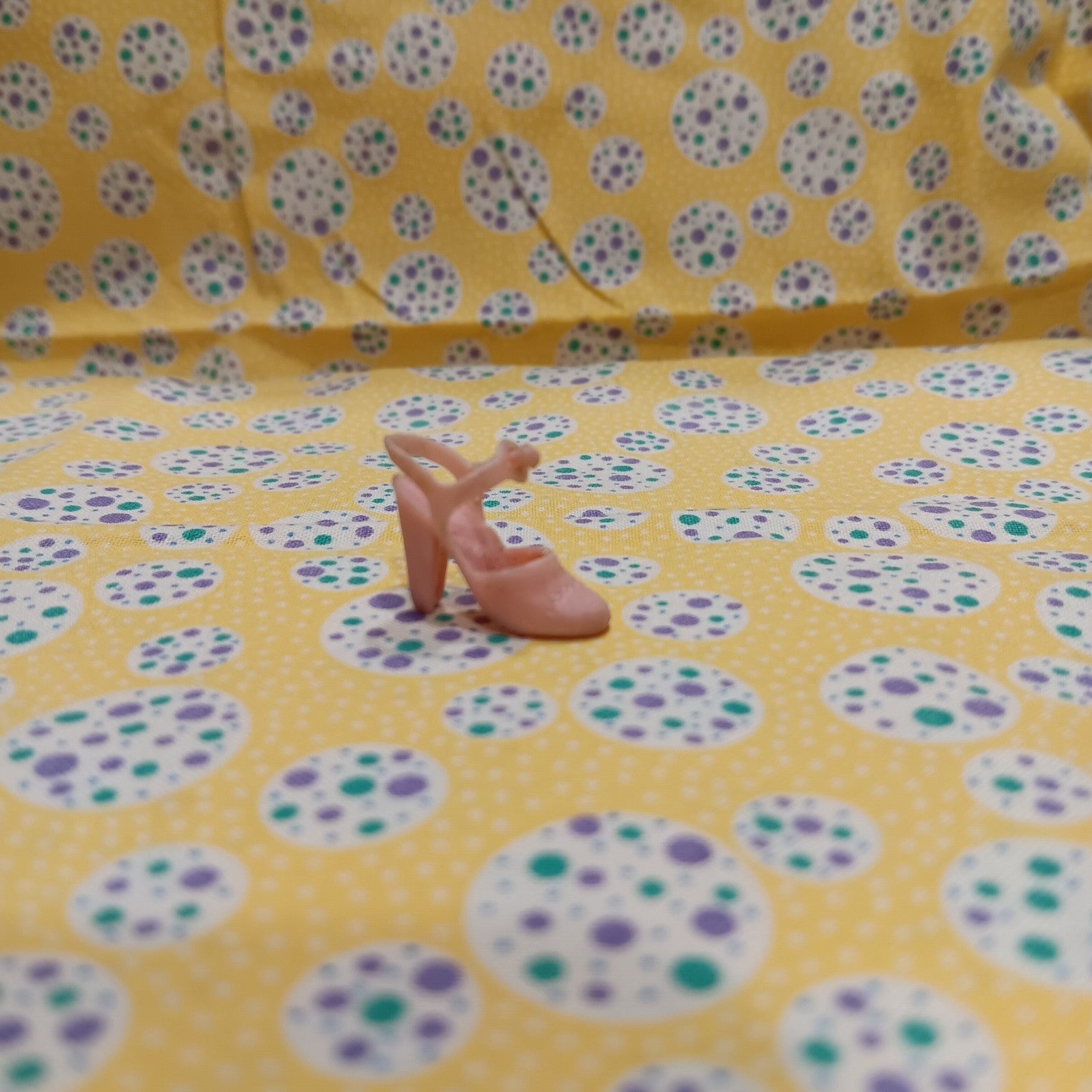 Kissing Barbie's Pink Squishy Ankle Strap Heel
