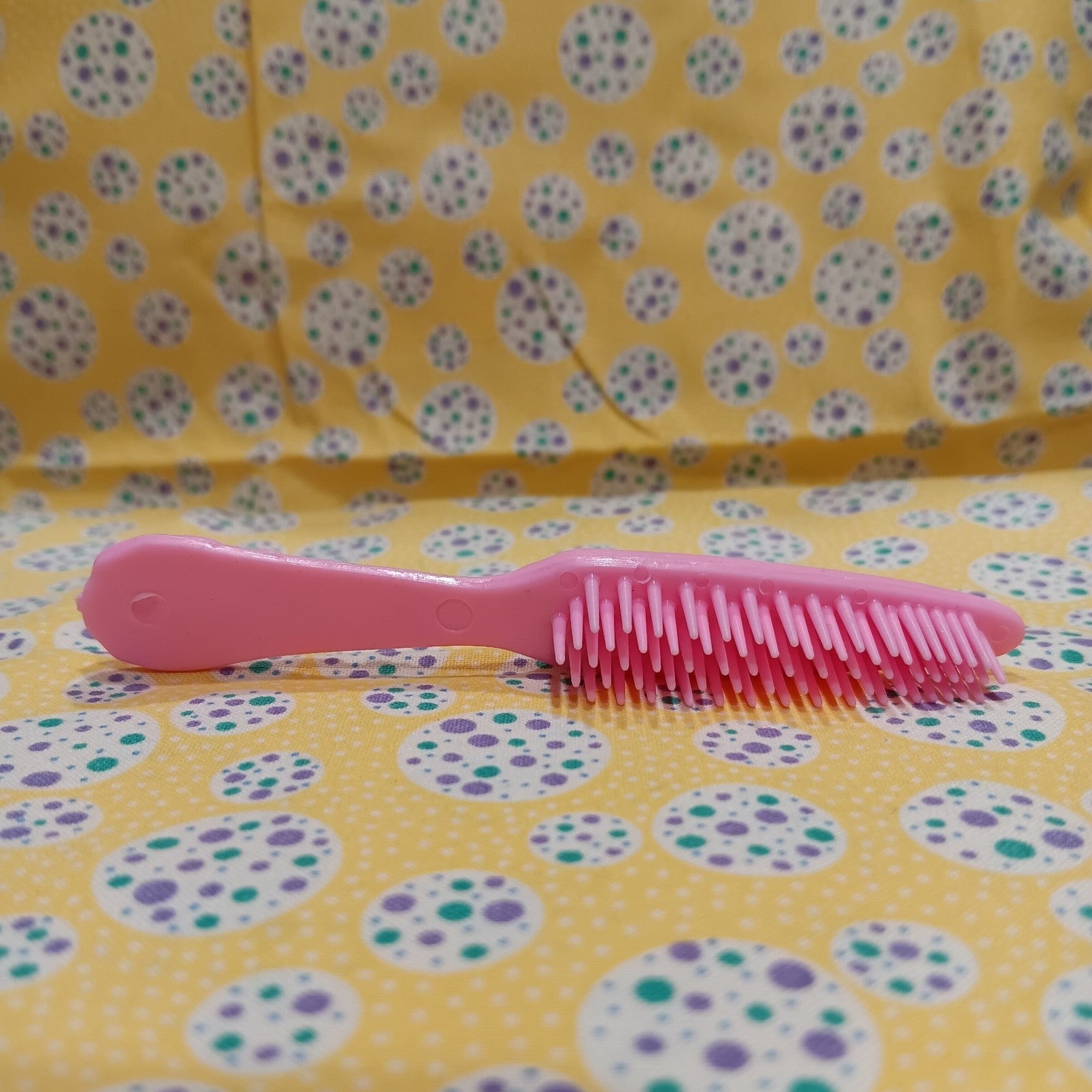 Vintage 1970's Flower Princess Hairbrush