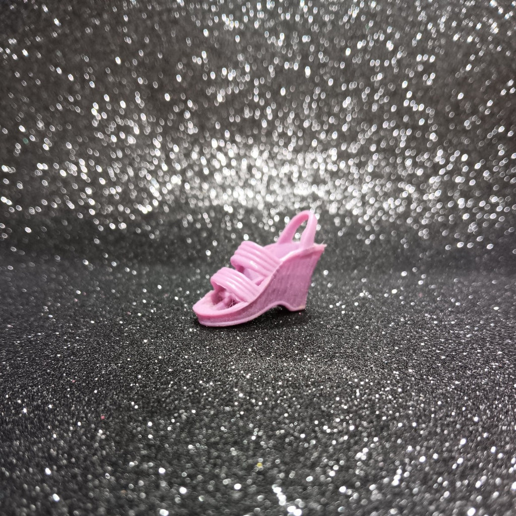 Kenner Bionic Woman Lilac Butterfly #BW109 "Cork" bottom Sandal