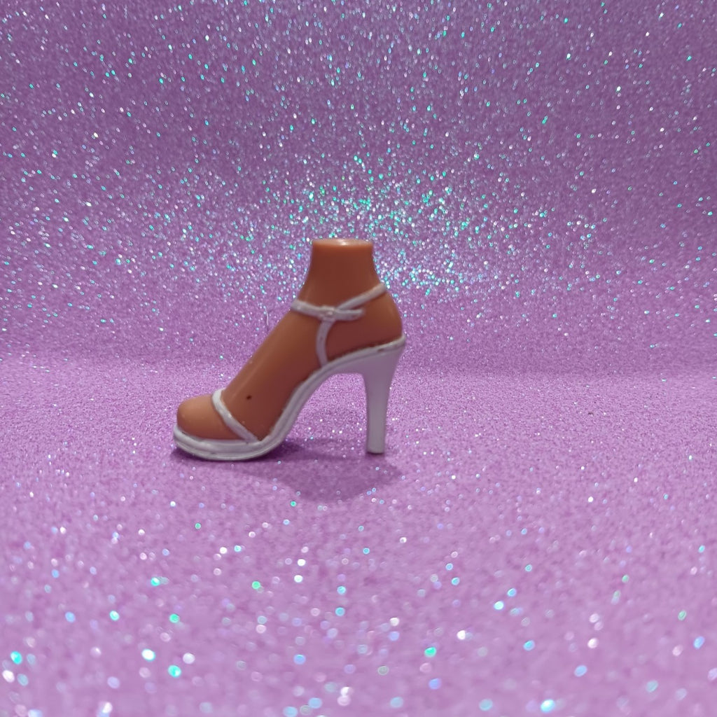 Bratz Birthday Yasmin Strappy White High Heel