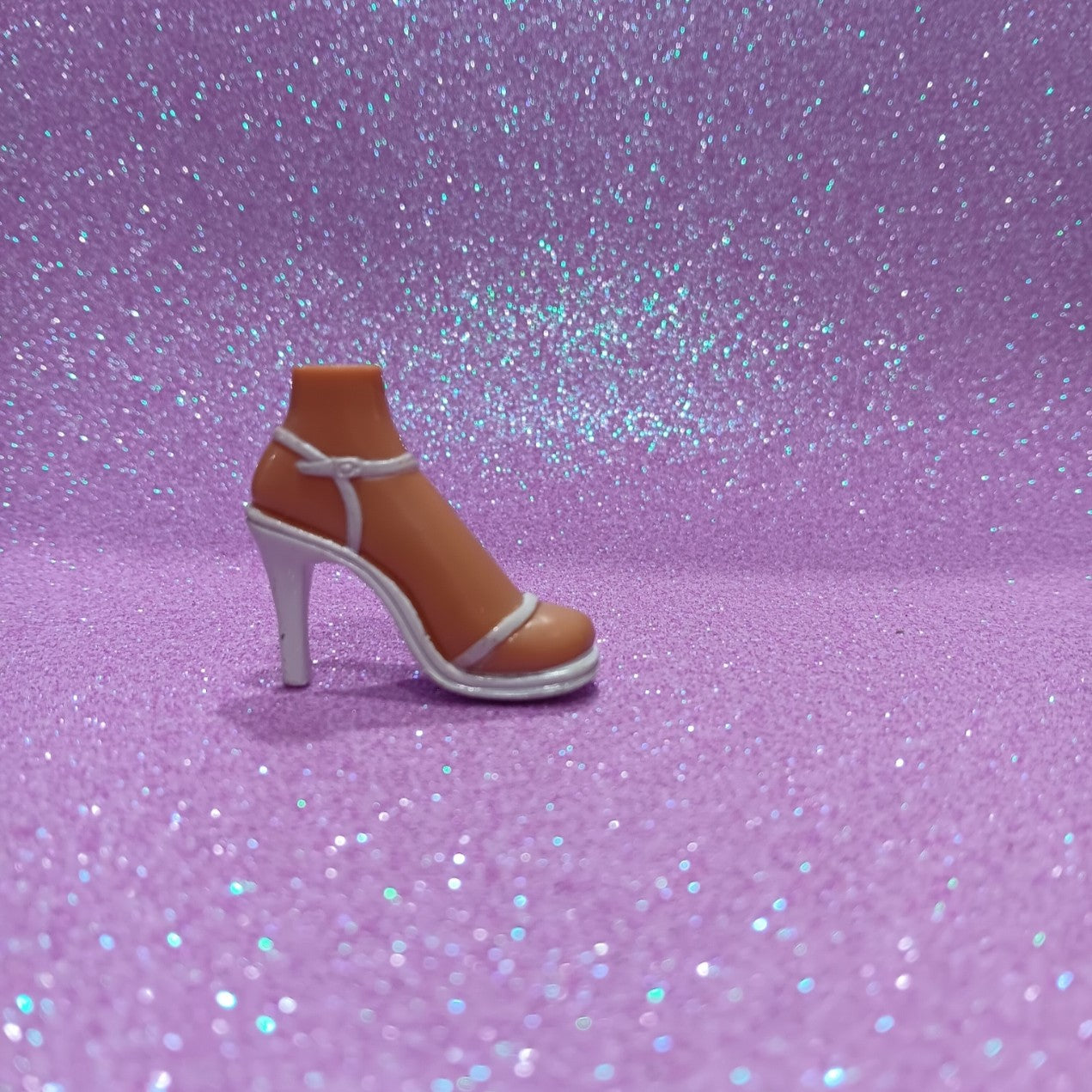 Bratz Birthday Yasmin Strappy White High Heel