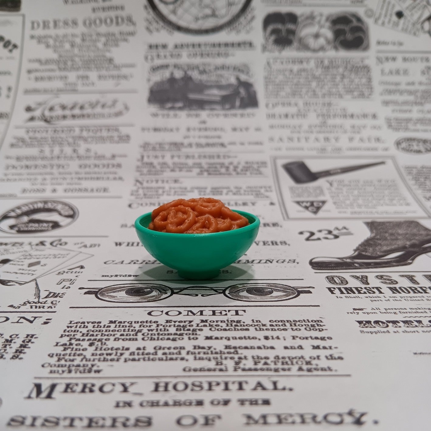 Barbie Sized Bowl of Pretzels