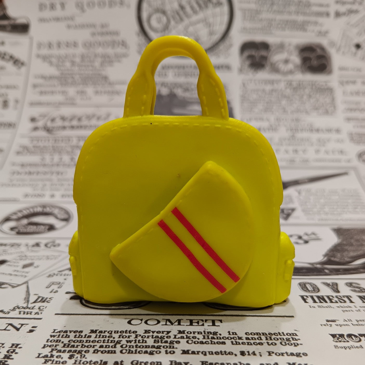 Barbie "You Can Be a Tennis Coach" Yellow Bag