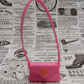 Barbie Pink Shoulder Bag with Gold Monogram