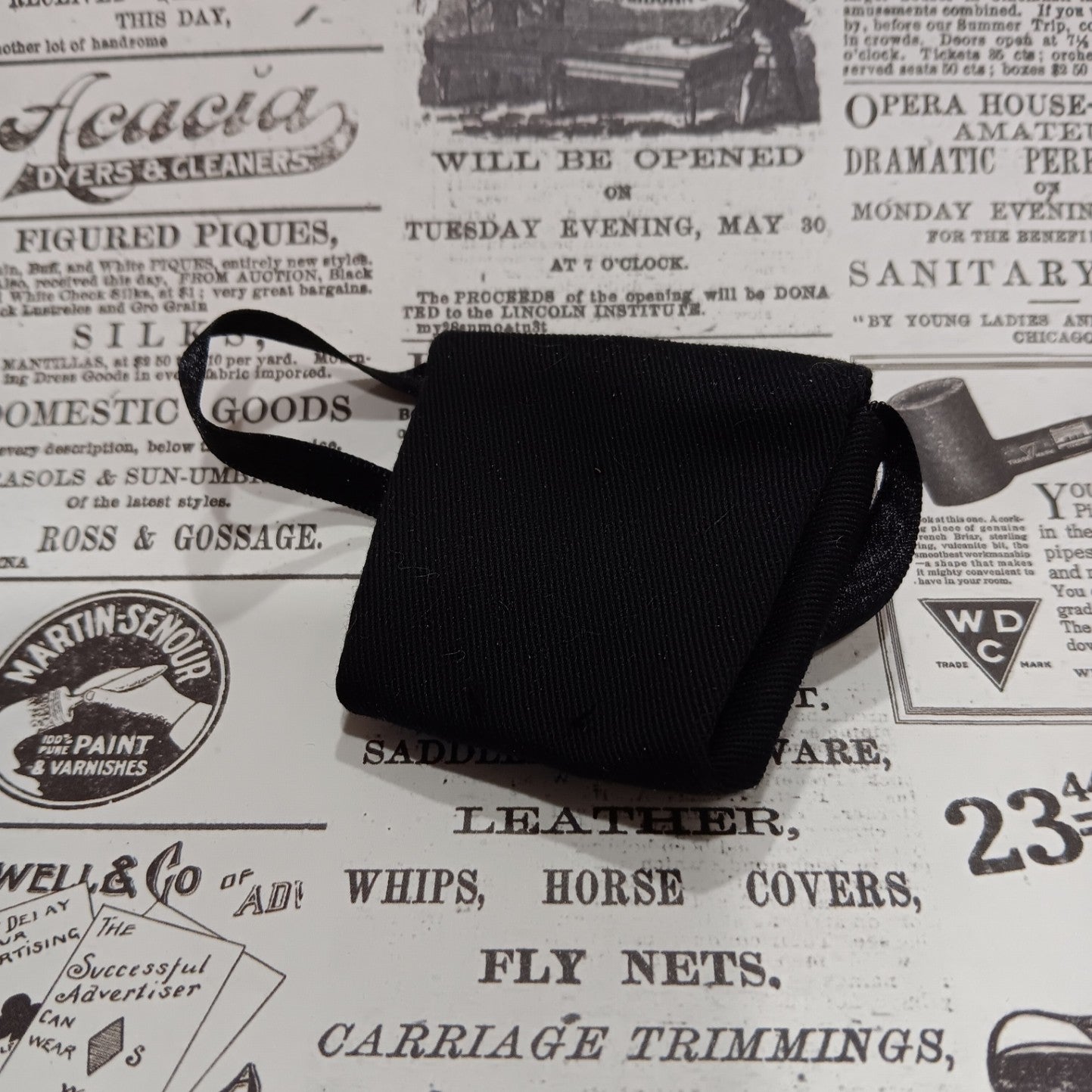 My Scene Era Black Canvas Backpack