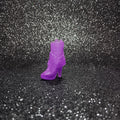 Fashionistas Purple Translucent Fringed Boot