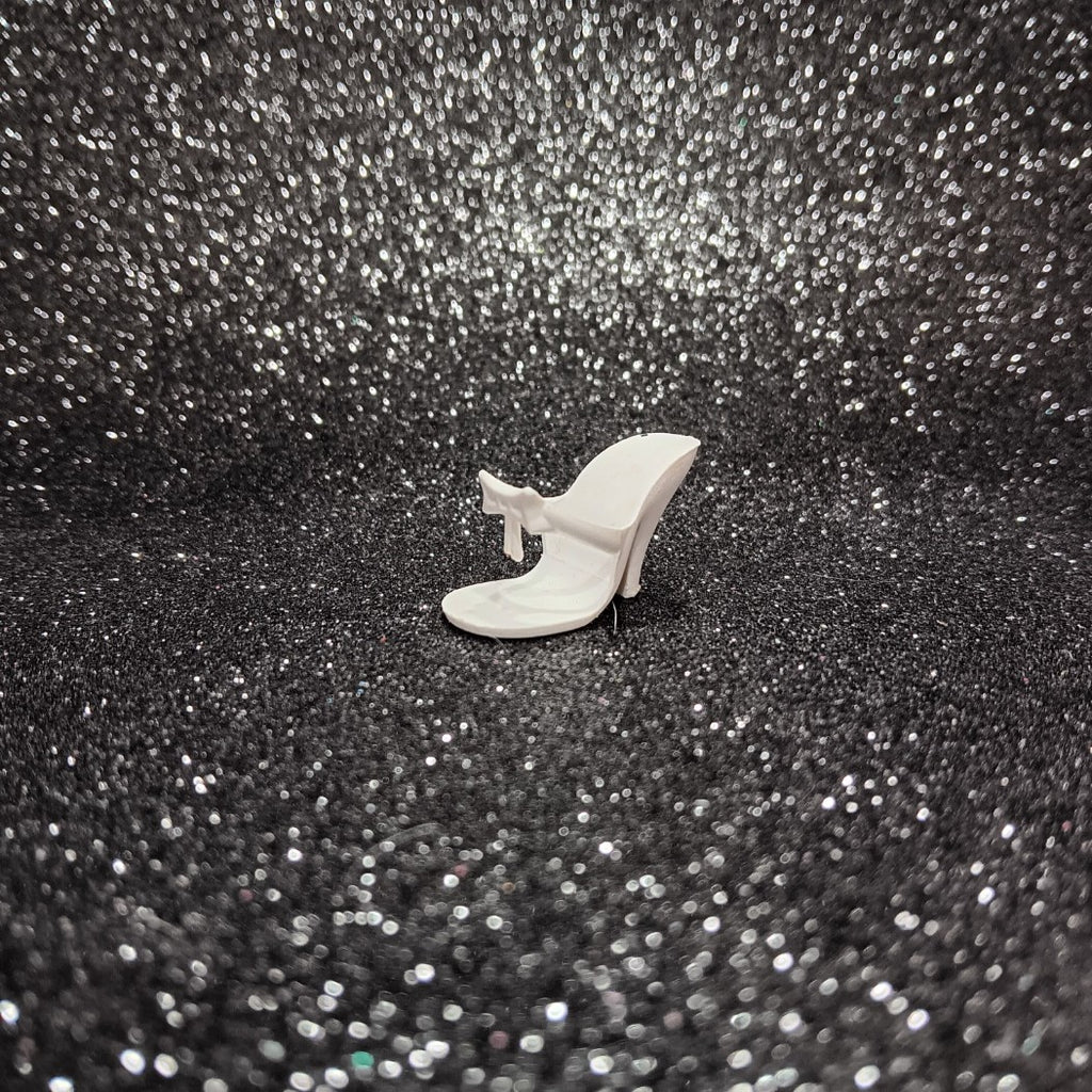 Vintage 1950's White High Heel for Little Miss Revlon