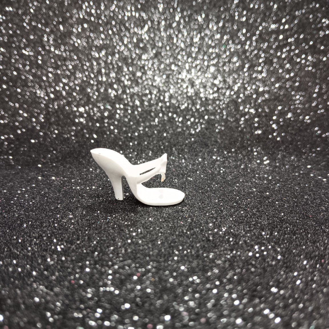 Vintage 1950's White High Heel for Little Miss Revlon