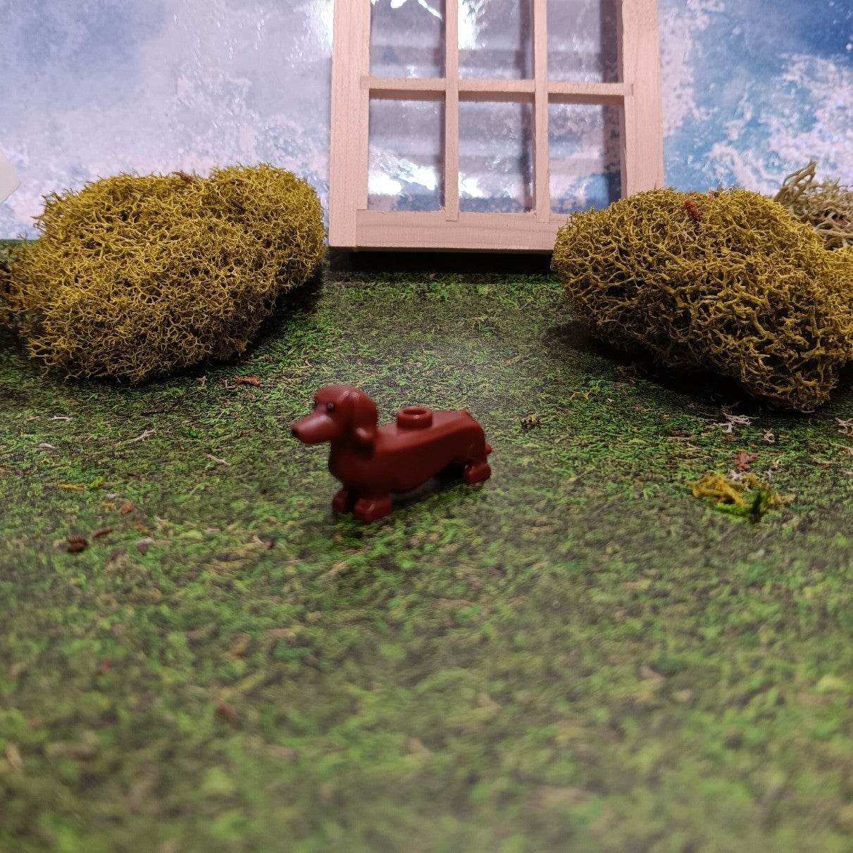 LEGO Reddish Brown Dachshund dog Mini Figure