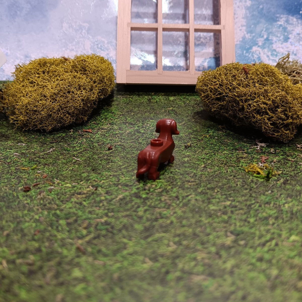 LEGO Reddish Brown Dachshund dog Mini Figure
