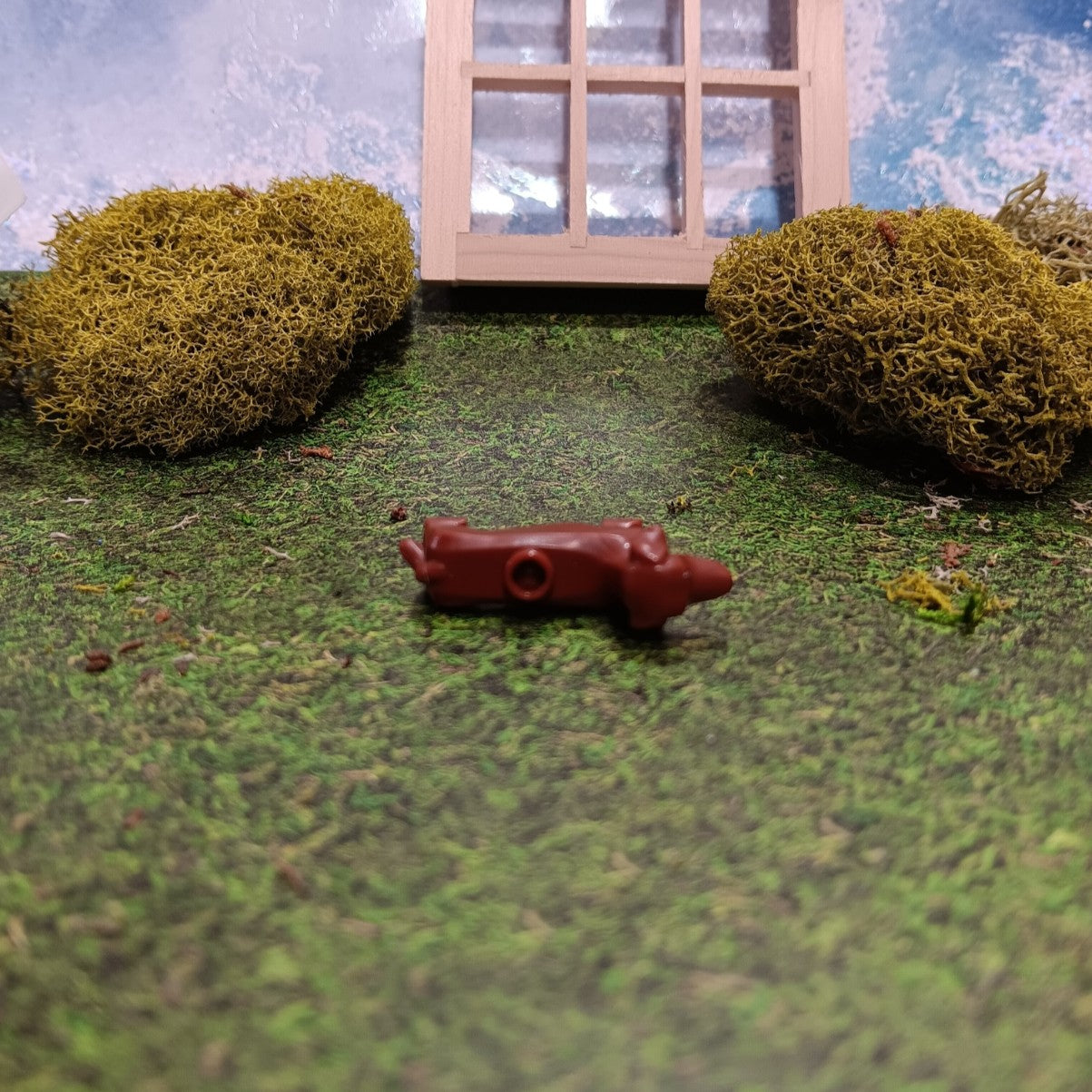 LEGO Reddish Brown Dachshund dog Mini Figure