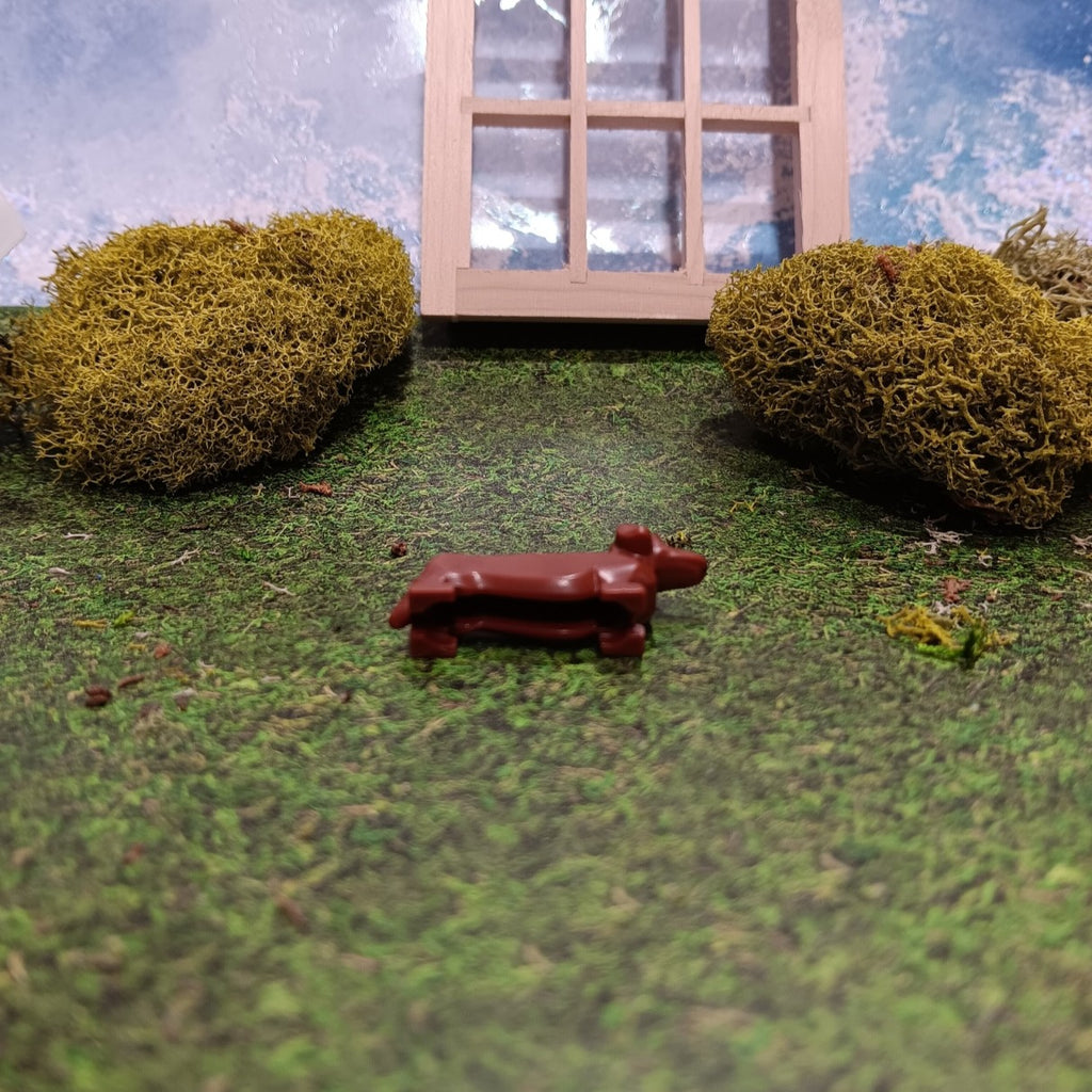 LEGO Reddish Brown Dachshund dog Mini Figure