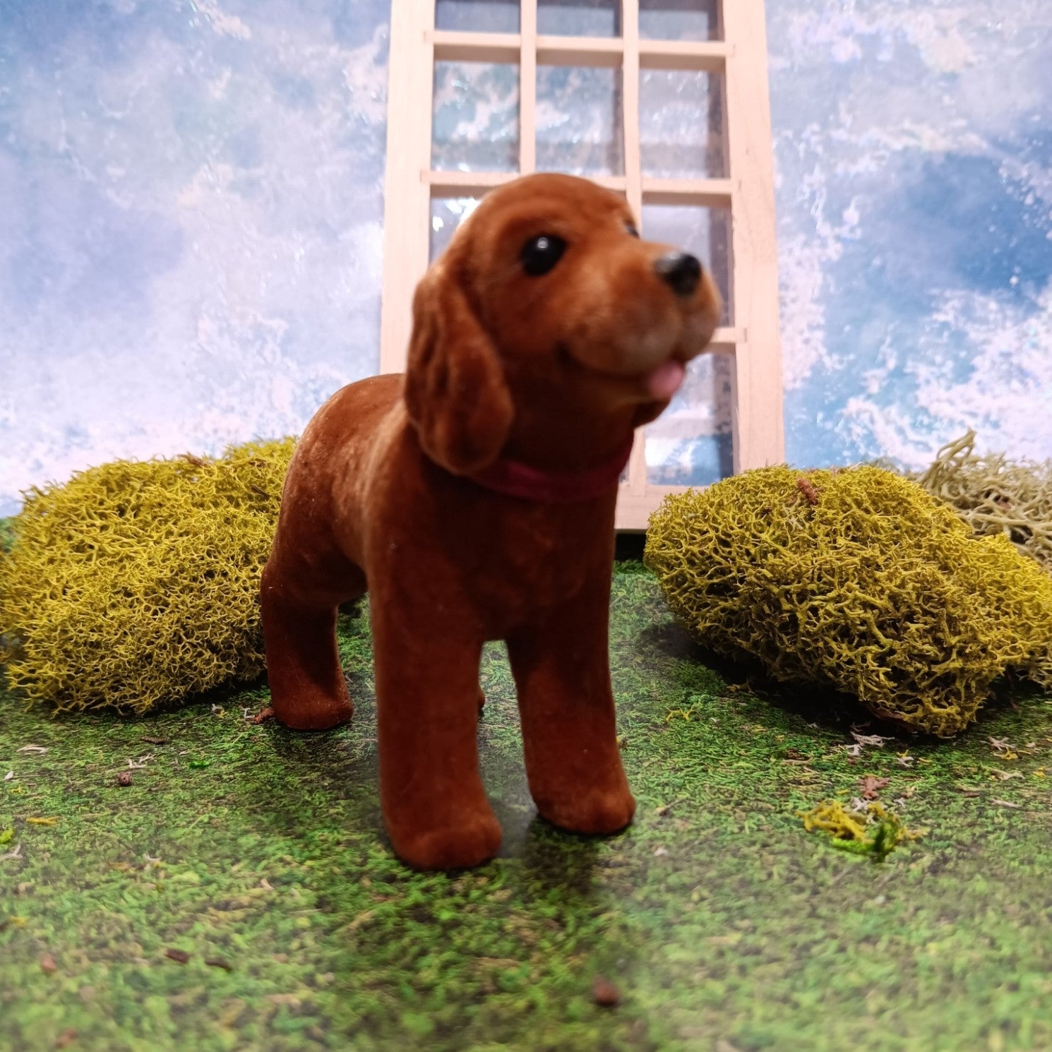Vintage Barbie Pet Lovin' Standing Irish Setter Puppy