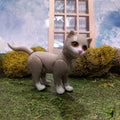 Vintage 1995 Barbie Veterinarian Pet Doctor Gray Cat
