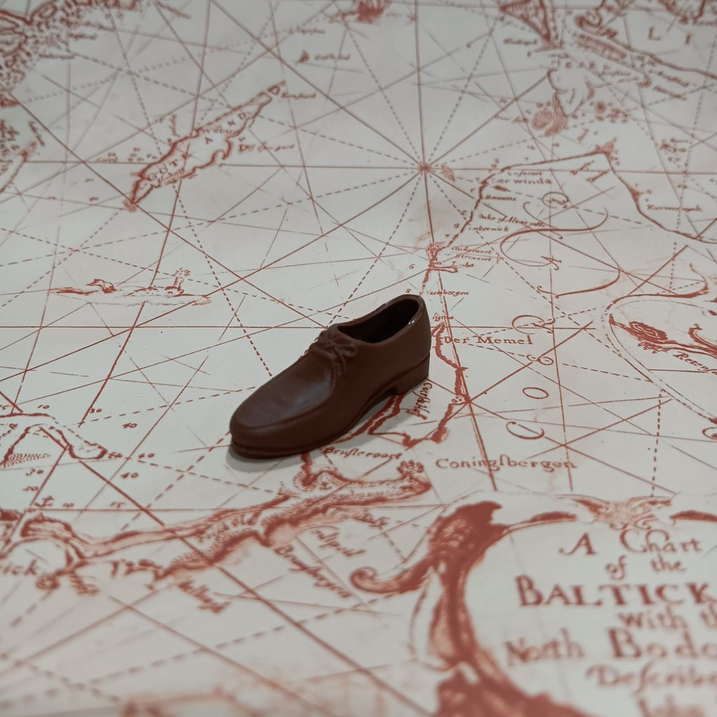 Vintage 1960s Ken Squishy Brown Dress Shoe