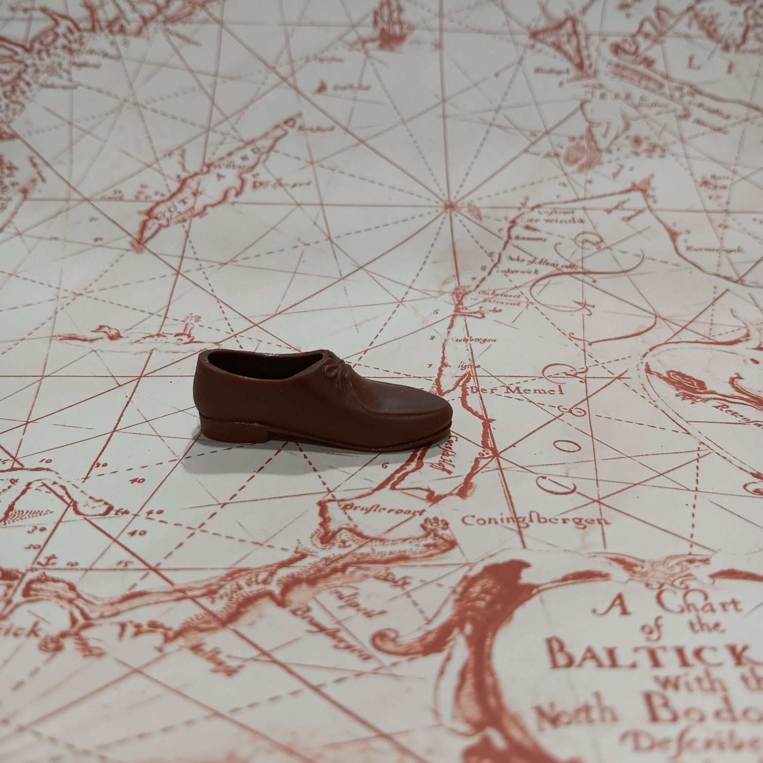 Vintage 1960s Ken Squishy Brown Dress Shoe