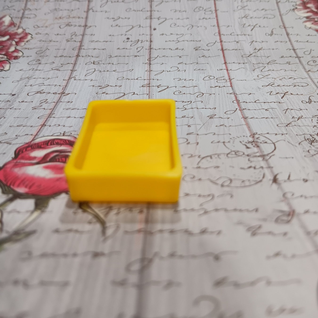 Vintage Barbie Sized Yellow Record Player