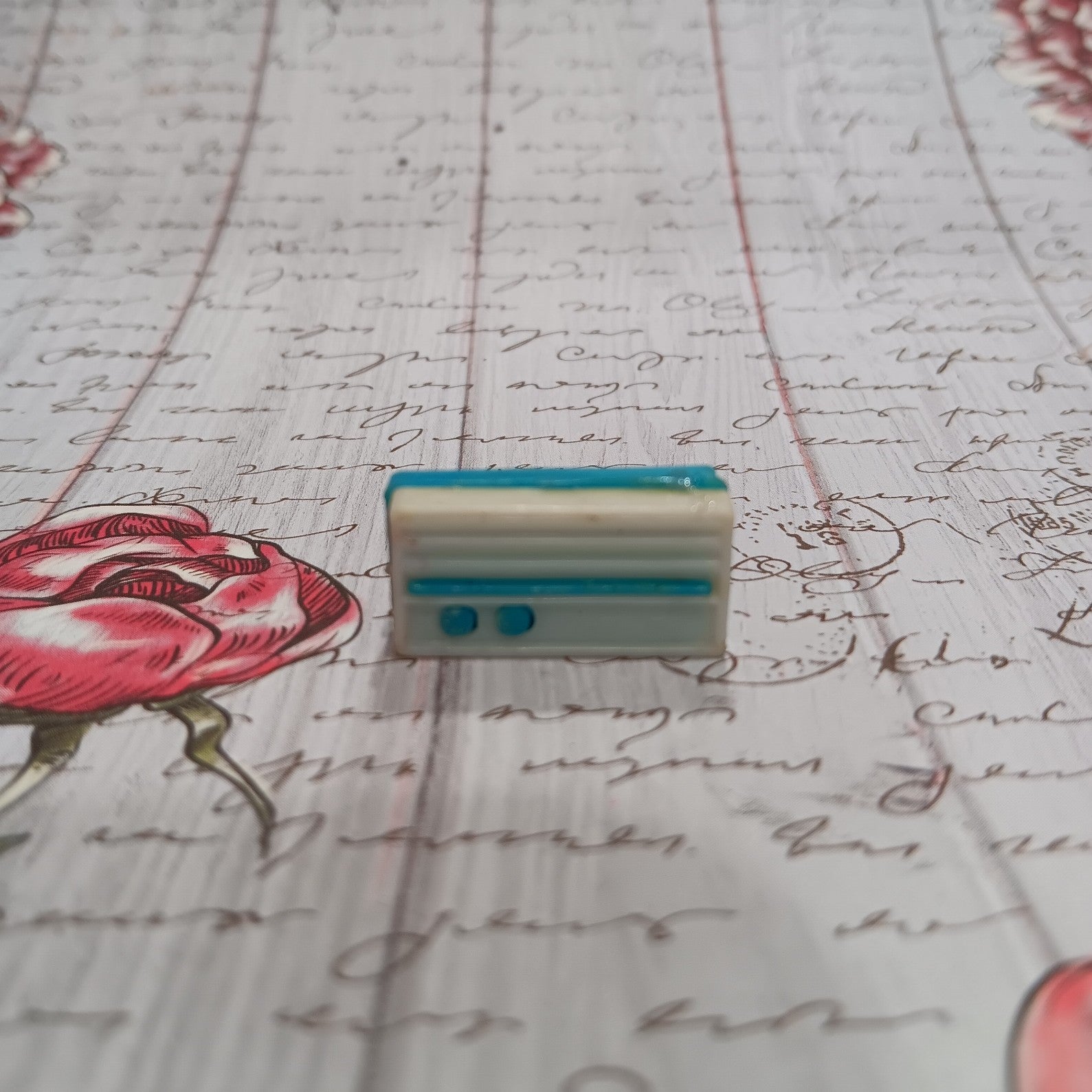 Vintage Barbie Sized Turquoise Transistor Radio