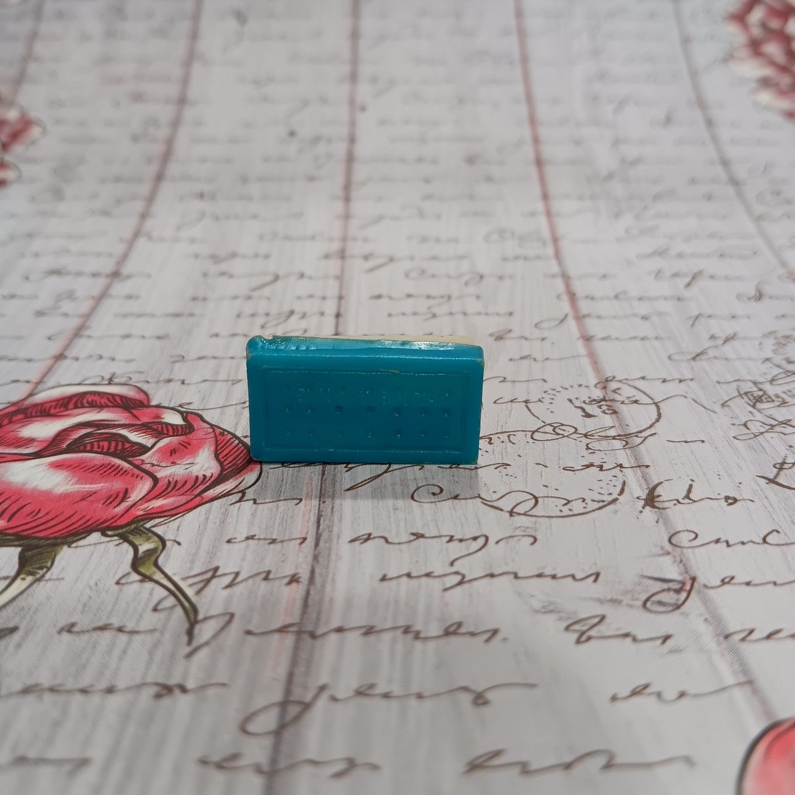 Vintage Barbie Sized Turquoise Transistor Radio