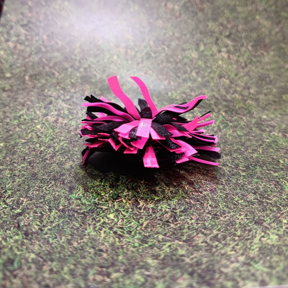Skipper's Black and Pink Pom Pom