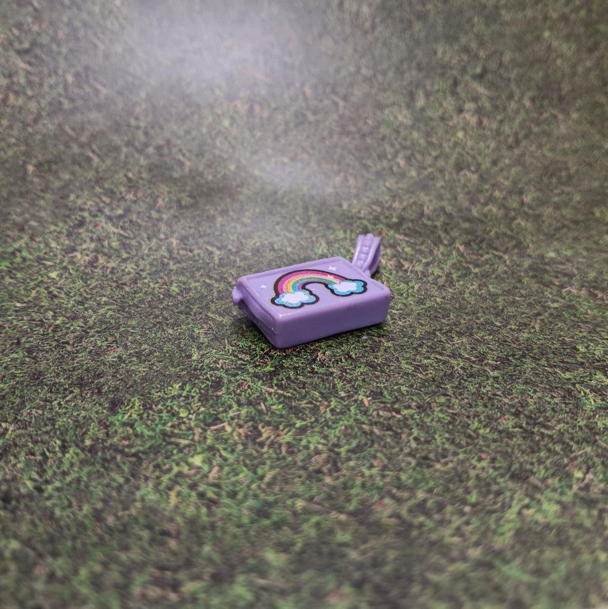 Purple Barbie Fashionistas Purse with Rainbow Design
