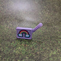 Purple Barbie Fashionistas Purse with Rainbow Design