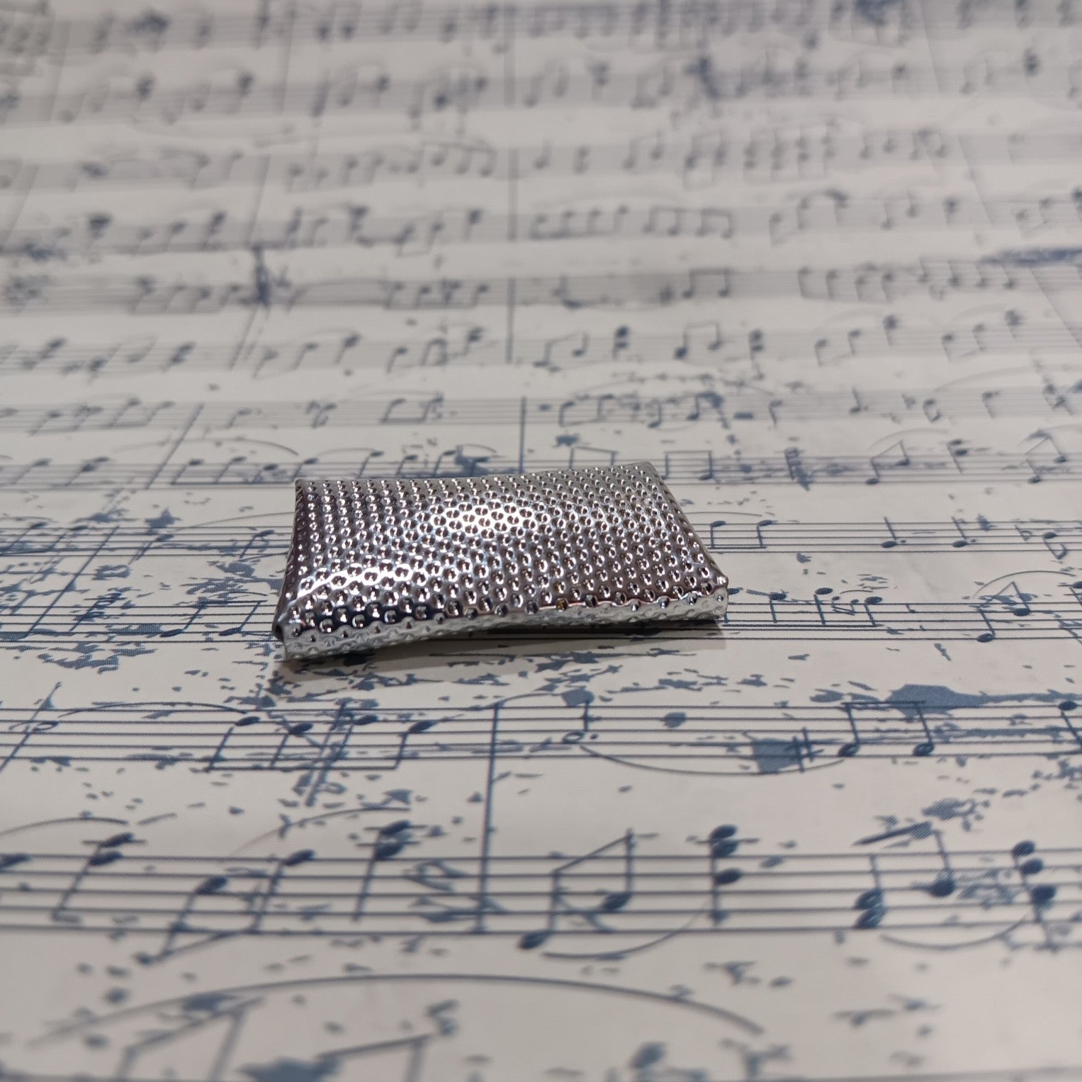 Vintage 1960's Barbie Silver Dimpled Clutch