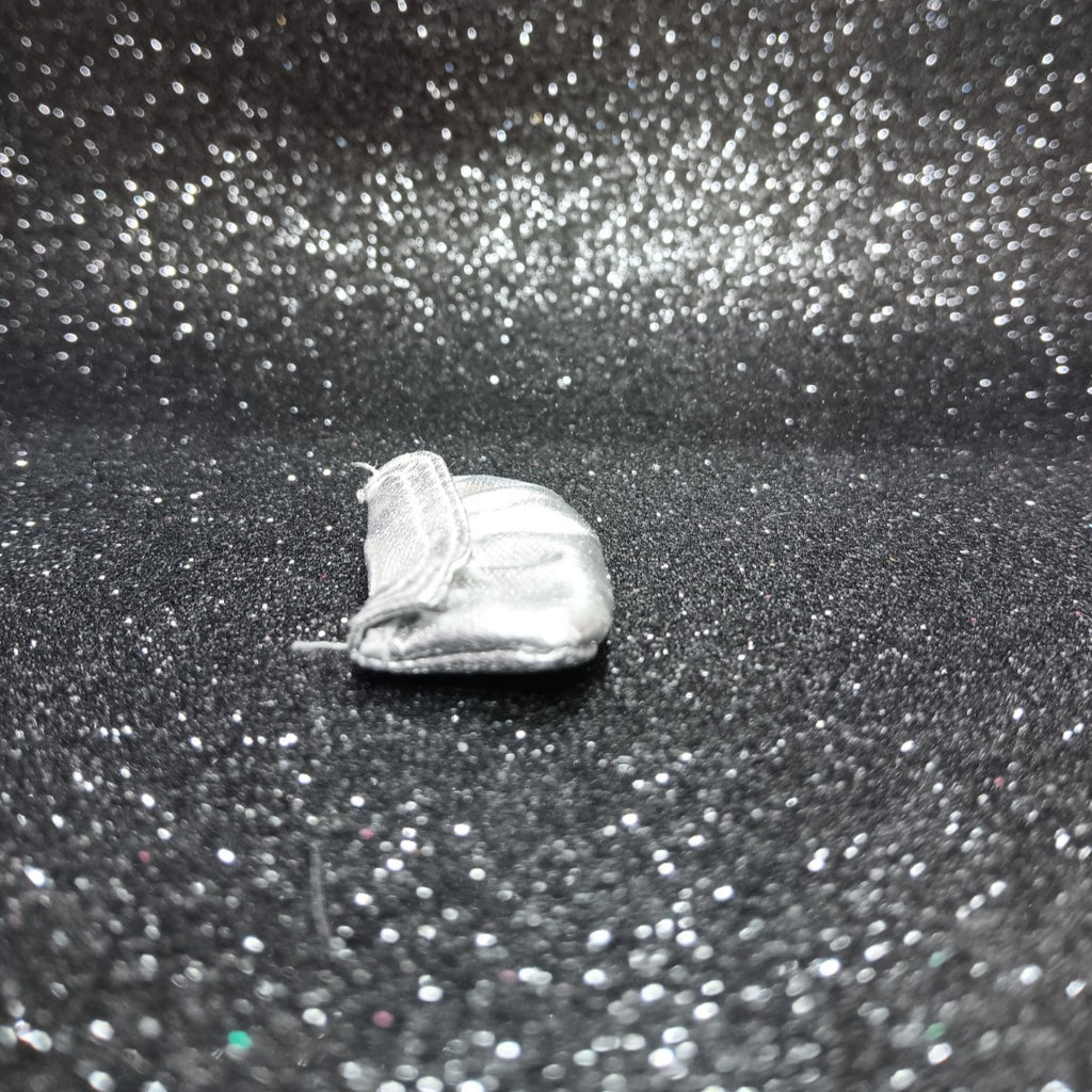 Barbie Basics Faux Leather Silver Clutch