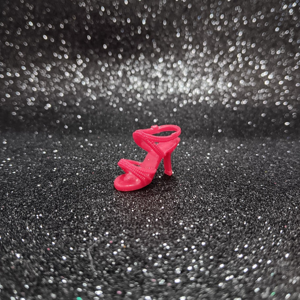 Barbie Strappy Red Heel with Studs