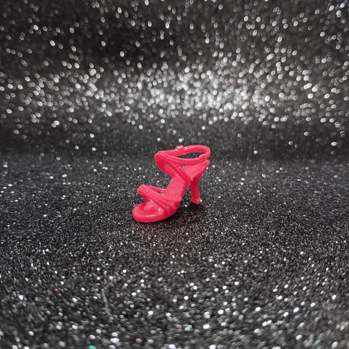 Barbie Strappy Red Heel with Studs