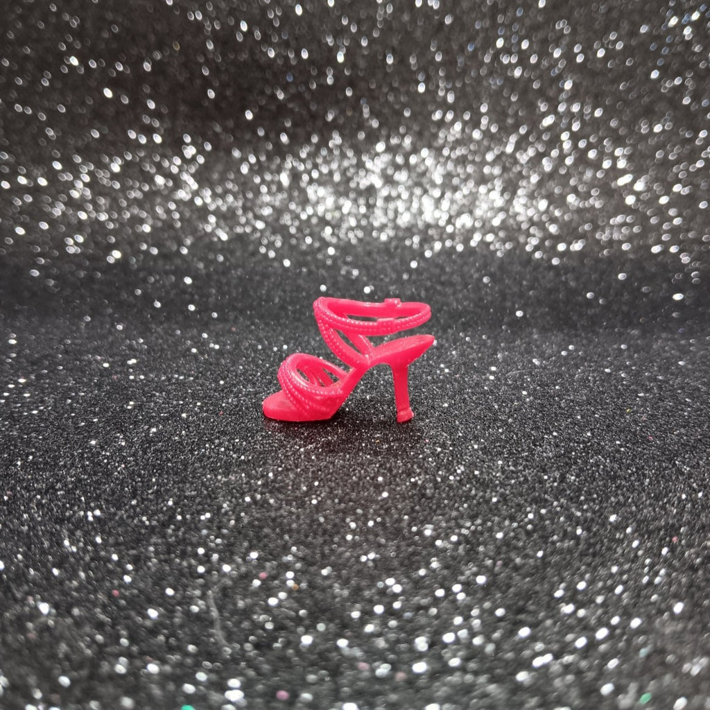 Barbie Strappy Red Heel with Studs