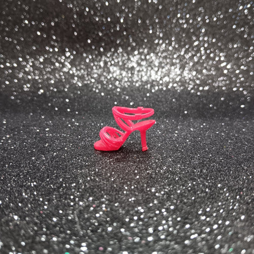 Barbie Strappy Red Heel with Studs