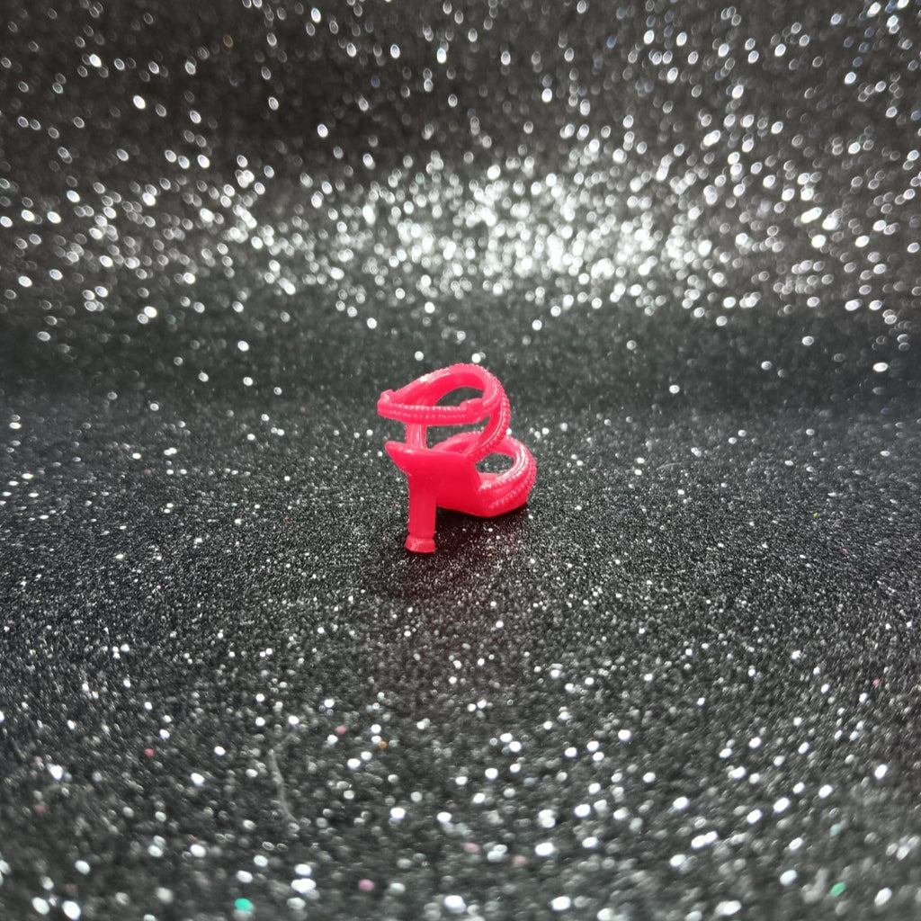 Barbie Strappy Red Heel with Studs