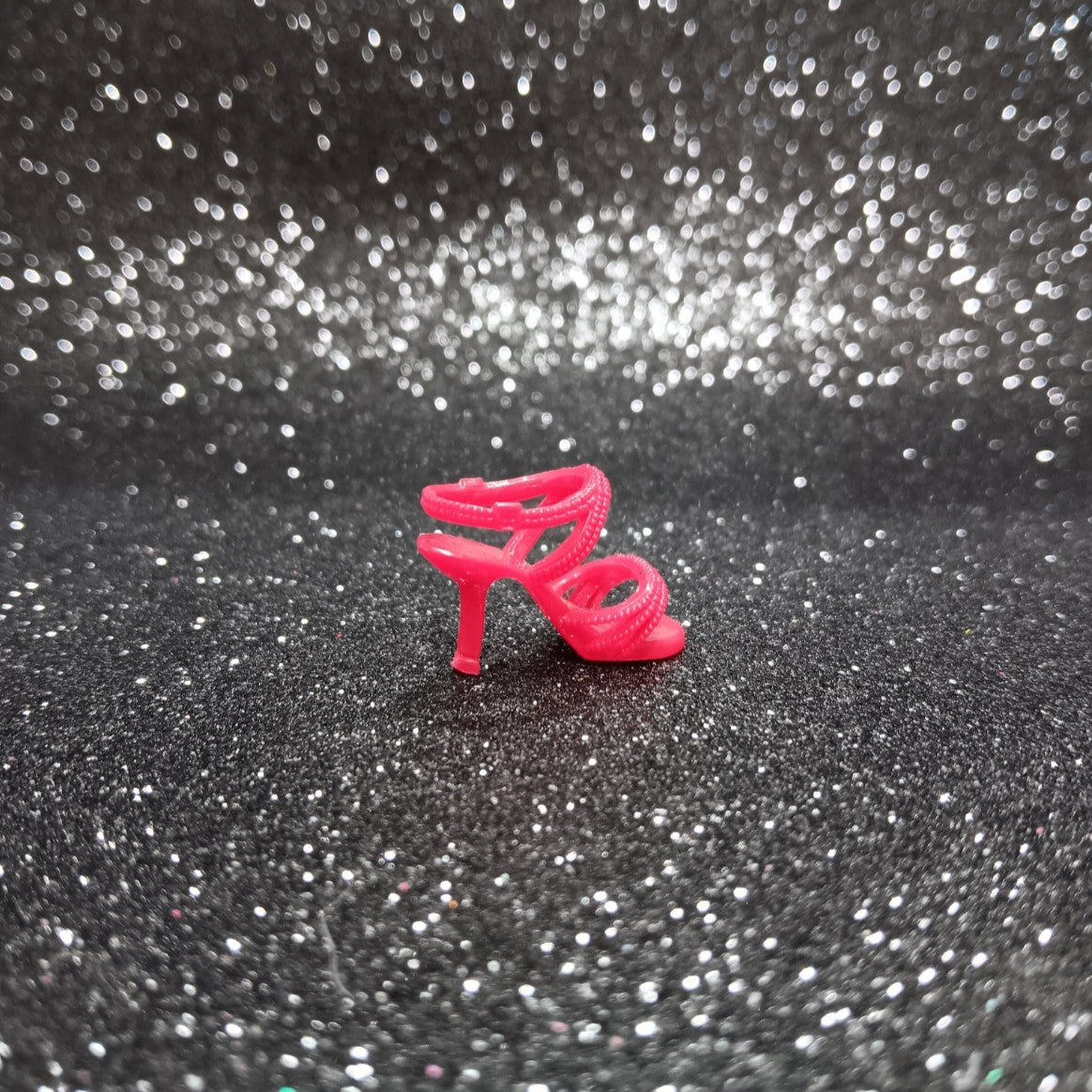 Barbie Strappy Red Heel with Studs