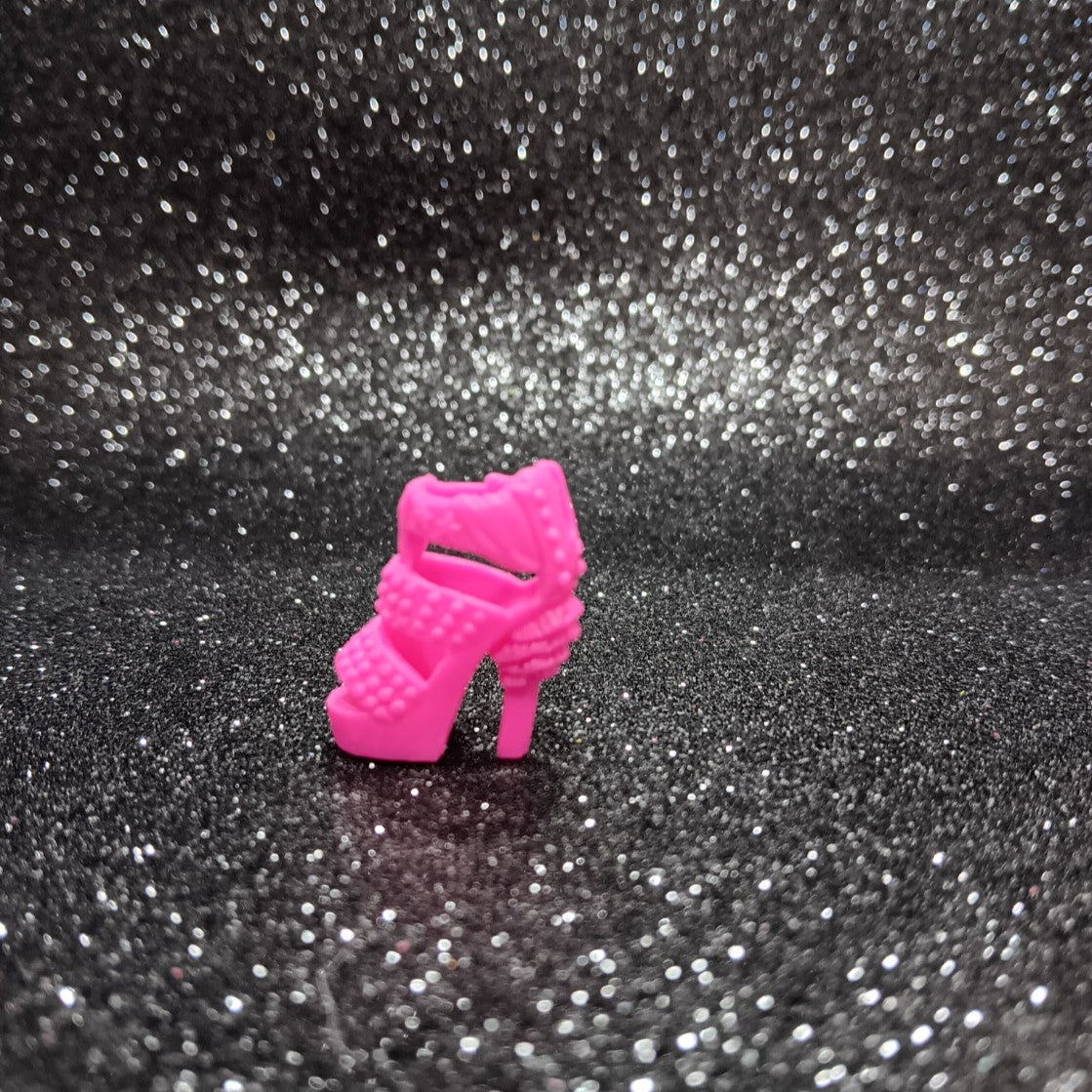 Barbie Bright Pink Studded Strappy Platform Heel