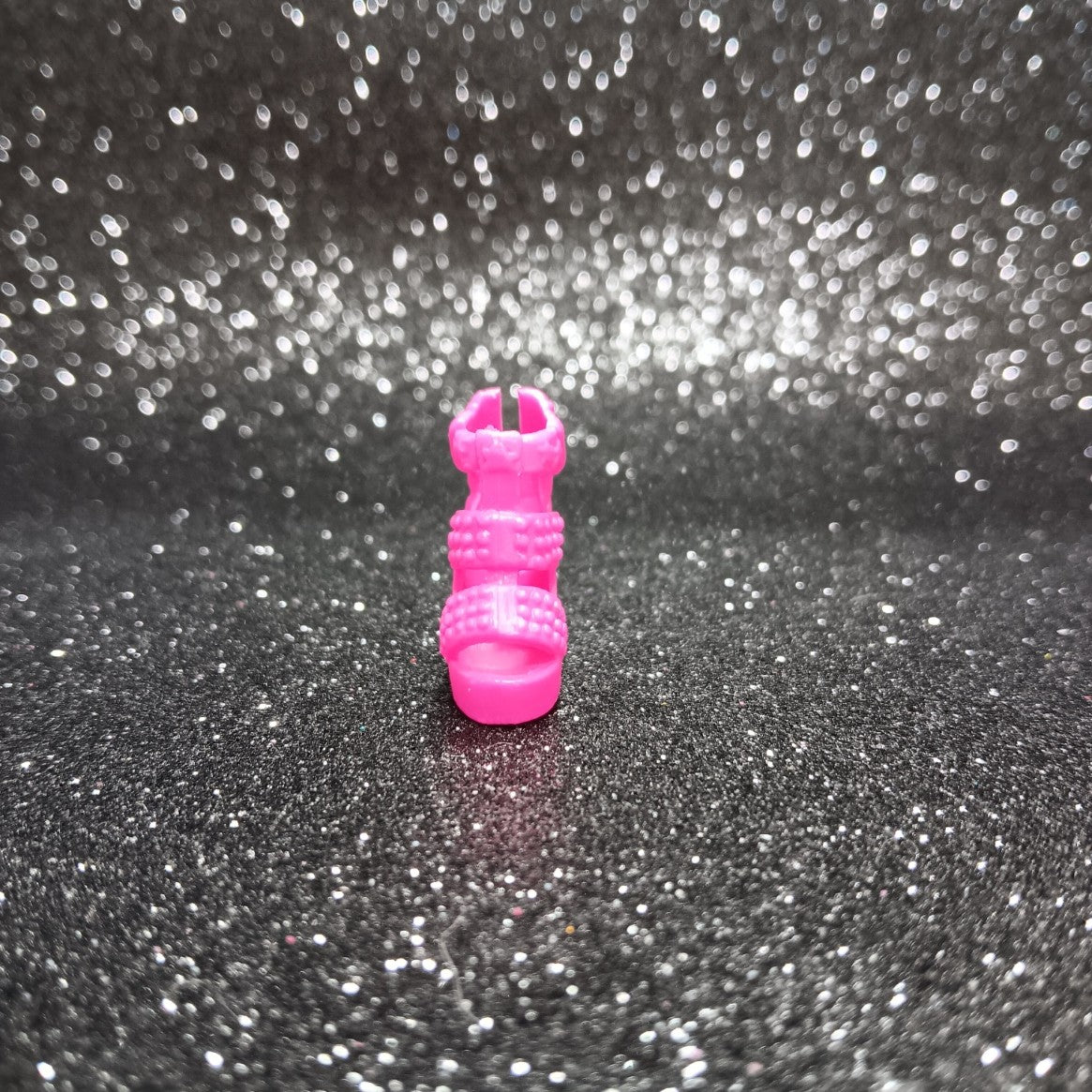 Barbie Bright Pink Studded Strappy Platform Heel