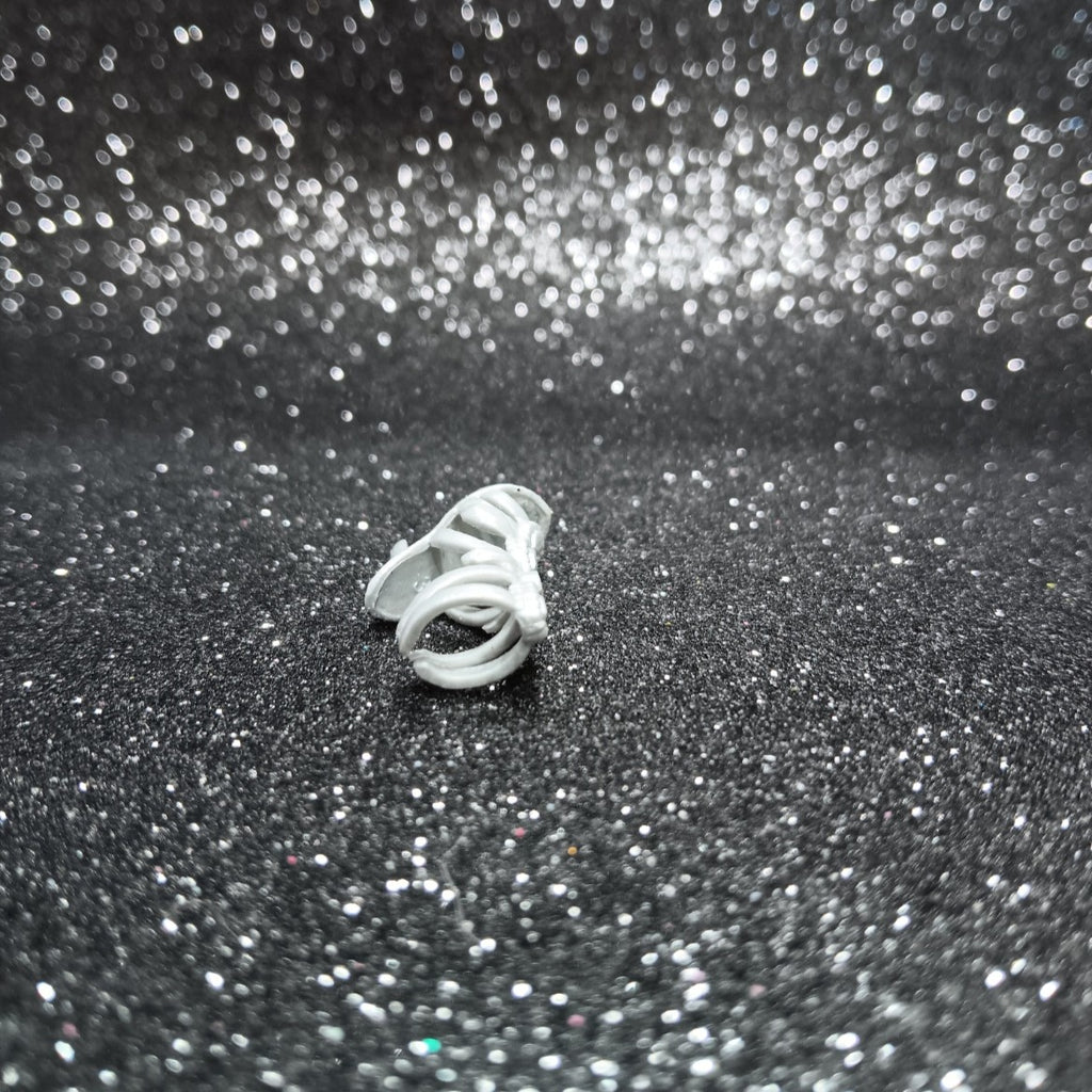 Barbie High Heeled Silver Sandals with Jewel Details